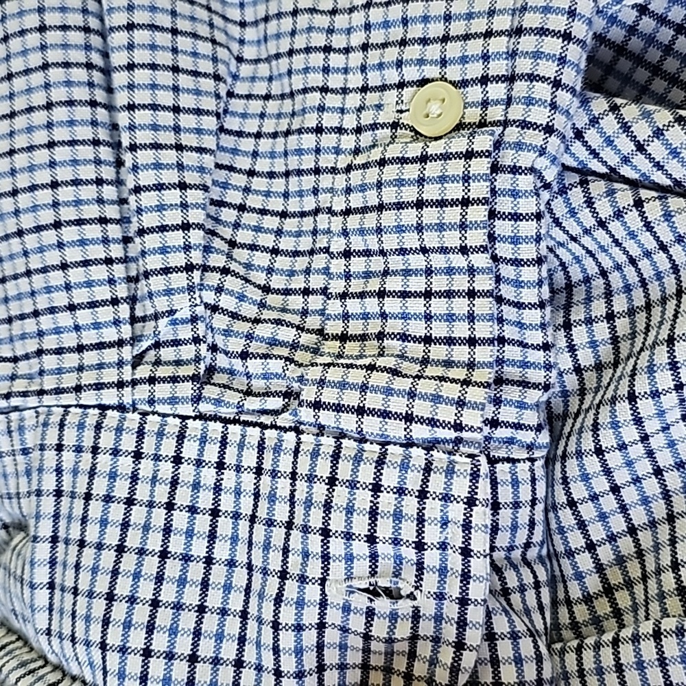 Ralph lauren mens classic fit long sleeve shirt. XL plaid Preppy print Excellent - Picture 9 of 12